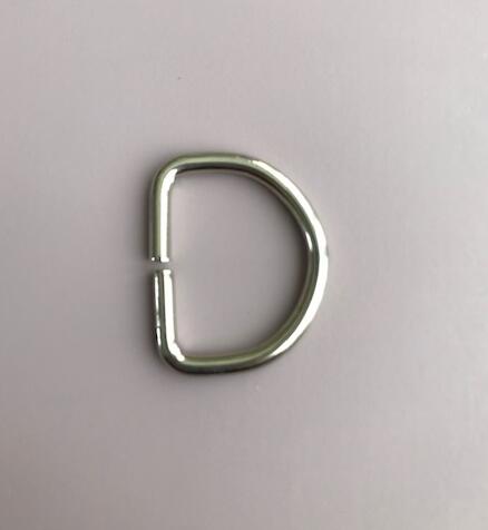 D-ring 40 mm nikkel